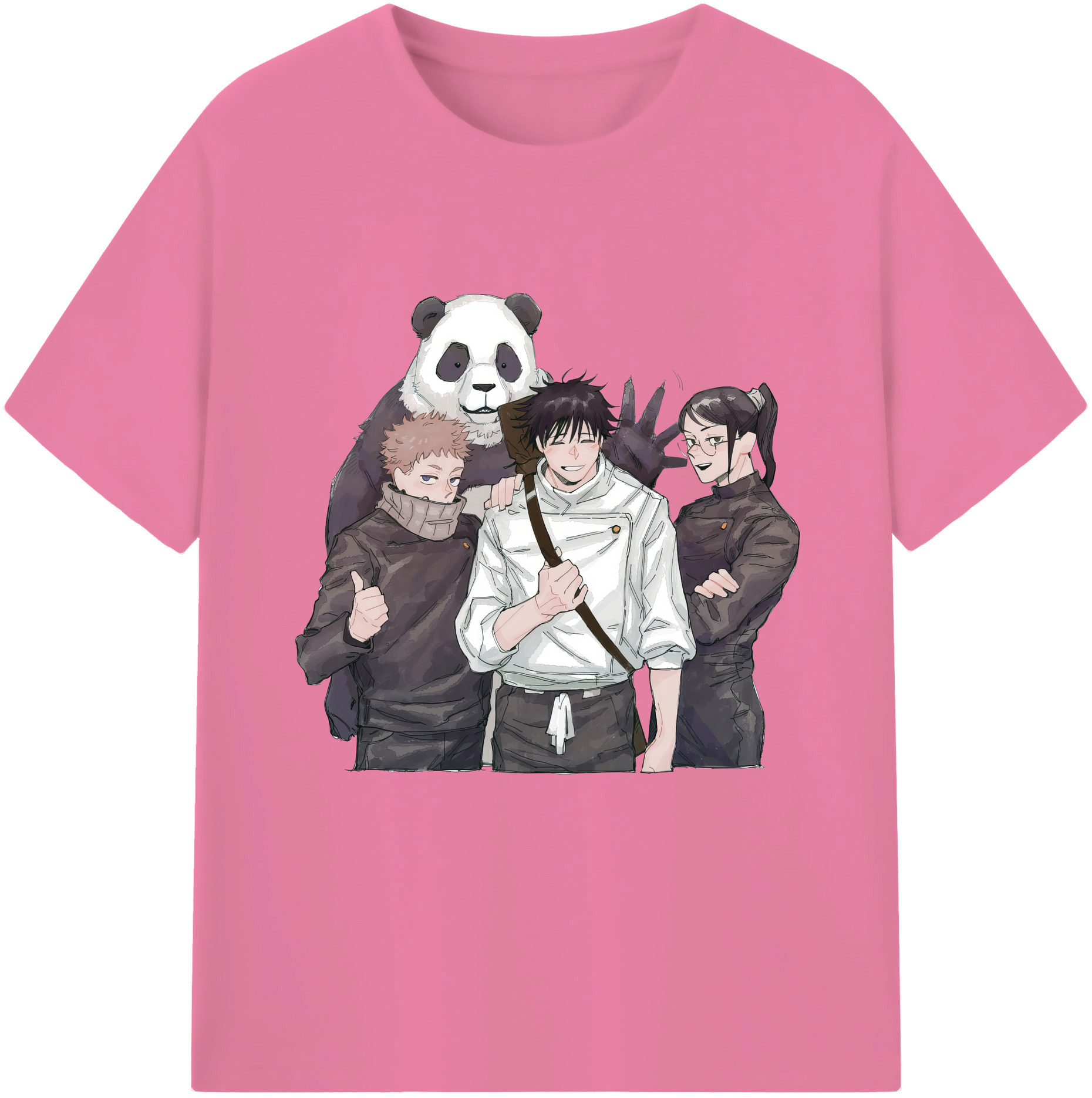 （画像用） 呪術廻戦 Jujutsu Kaisen 綿100％半袖Tシャツ（フロントプリント）